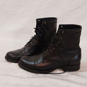 Frye Black Leather Men's Boots